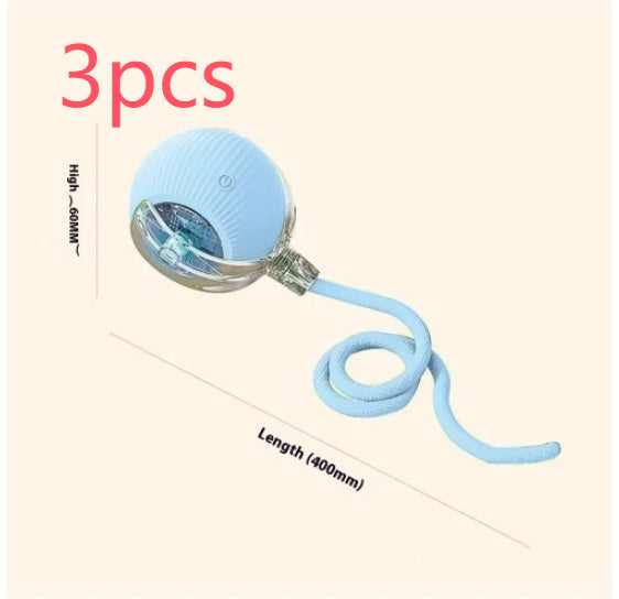 Automatic Electric Cat Toy – Self-Entertainment Rolling Ball for Cats