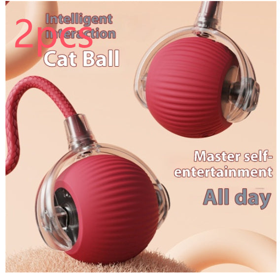 Automatic Electric Cat Toy – Self-Entertainment Rolling Ball for Cats