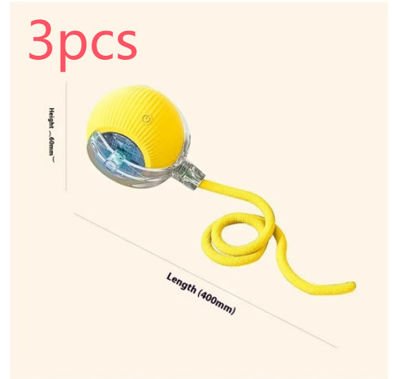 Automatic Electric Cat Toy – Self-Entertainment Rolling Ball for Cats