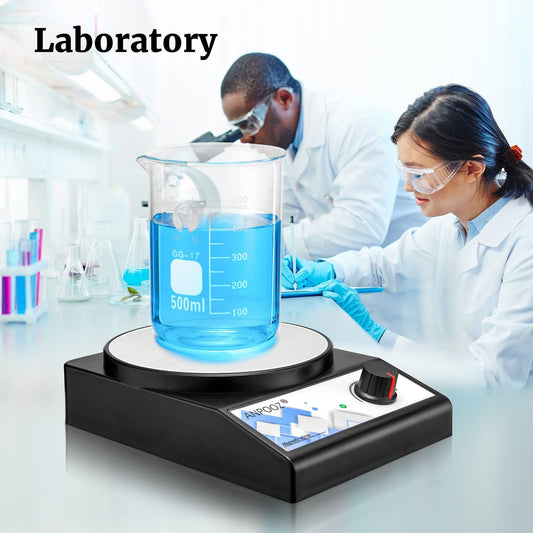 Magnetic Stirrer with 4 PCS Stir Bars, Stir Plate 3000RPM Magnetic Mixer 3000...